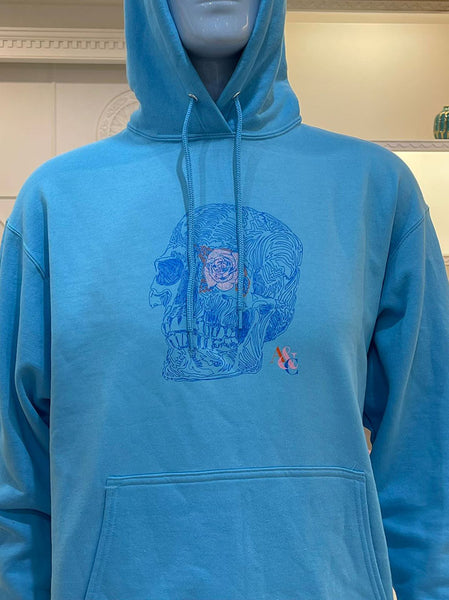 Skull with Flower Hoodie (Pre-Order)